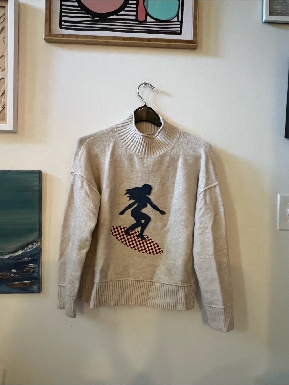 Coastal Surf Sweater Small Coastal Beachy Knit - Billabong O’Neill - Picture 2 of 3